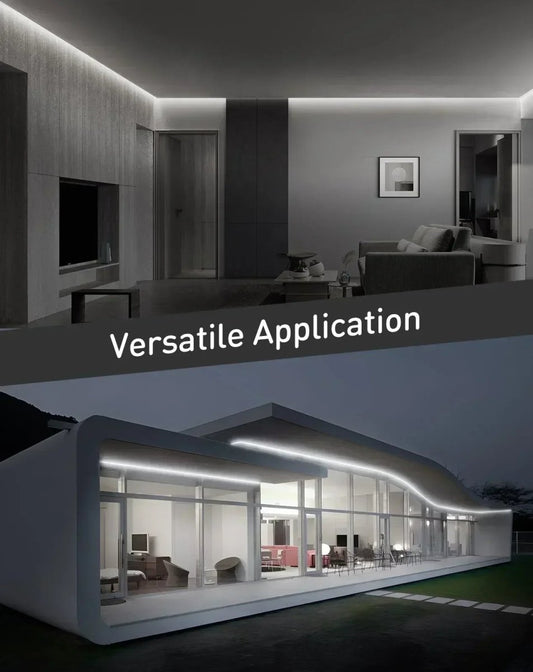 110V Eco LED Neon Rope Light, 6000K Cool White Energy Efficient 189Lumens/M - Shine Decor