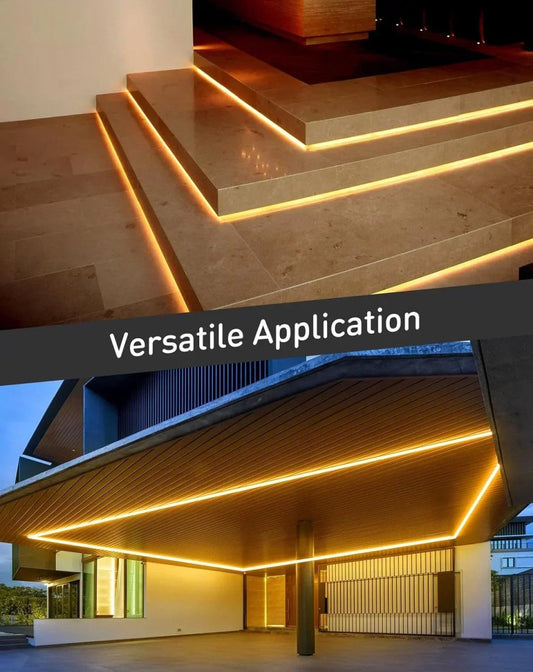 110V Eco LED Neon Rope Light, Warm White 2600K Energy Efficient 189Lumens/M - Shine Decor