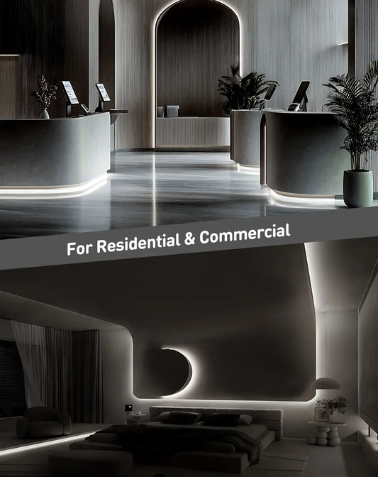 120V 3D Bend Neon Flex LED strip Top & Side Bend Flexible Neon 6000K Cool White - Shine Decor