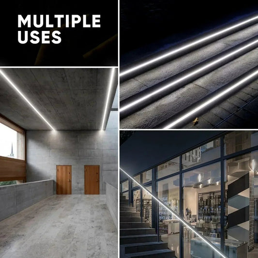 120V Neon Rope Light, 6500K Cool White Uniform Glow Neon 220Lumens/M - Shine Decor