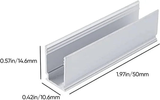 Extra Mounting Pack for 110V 10X20mm RGB Neon Light-Eco RGB Neon - Shine Decor