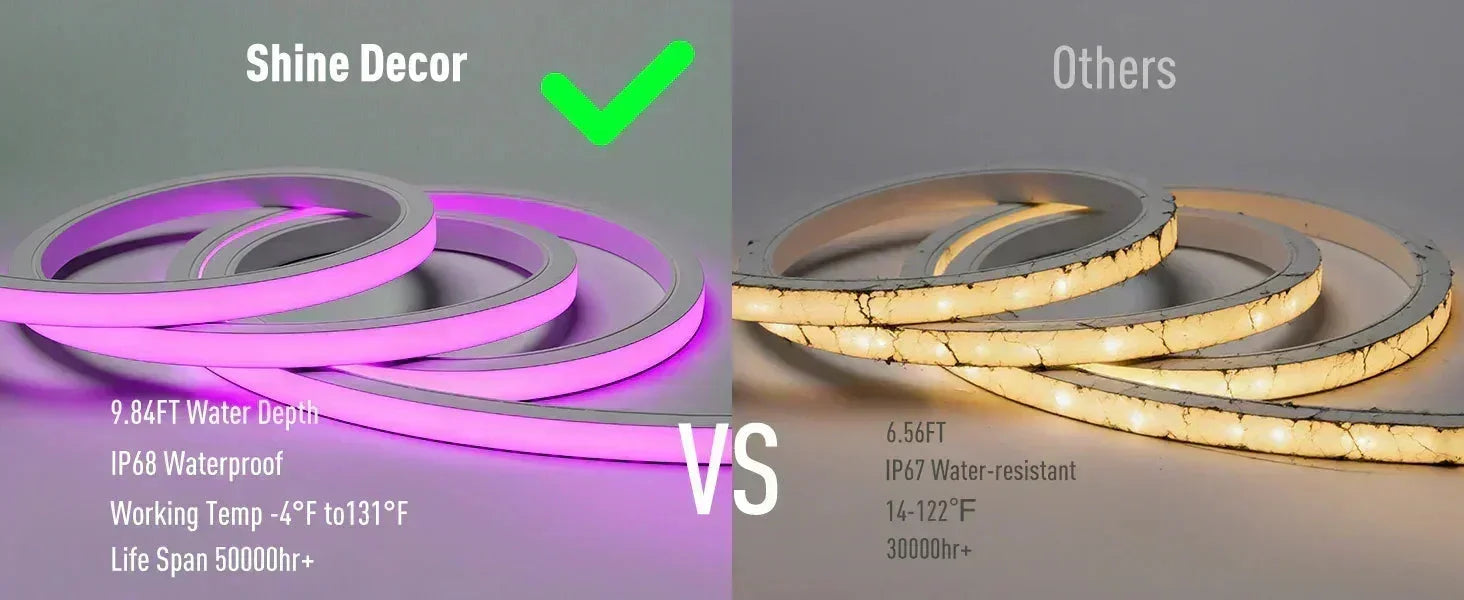 IP67 & IP68 Heavy-Duty Outdoor Rope Lights Built for All Weather ...