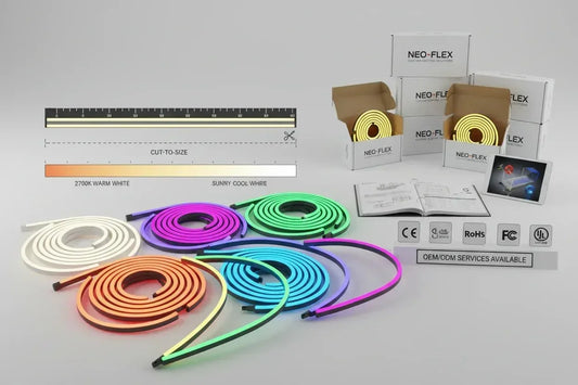 Customizable LED Neon Rope Lighting Solutions by Shine Decor - Shine Decor