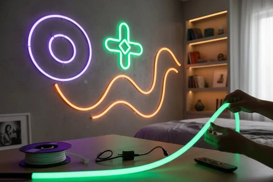 Flexible LED Neon Rope Lights: Easy to Install & Customize - Shine Decor