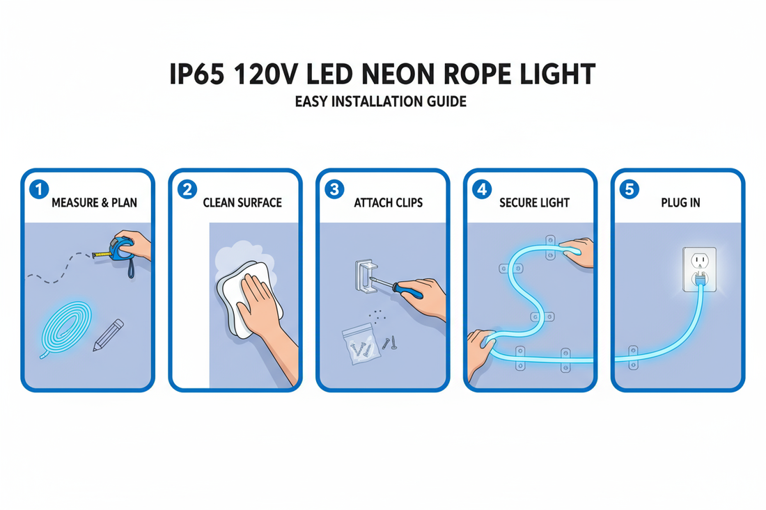 Is Shine Decor IP65 120V Led Neon Rope Light Really Difficult To Install?