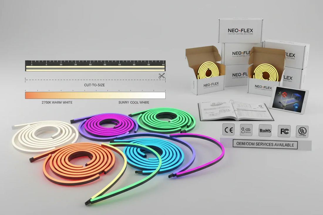 Customizable LED Neon Rope Lighting Solutions by Shine Decor