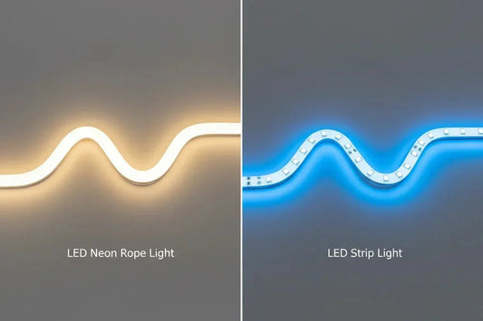 LED Neon Rope Light vs LED Strip Light: What’s the Difference? - Shine Decor