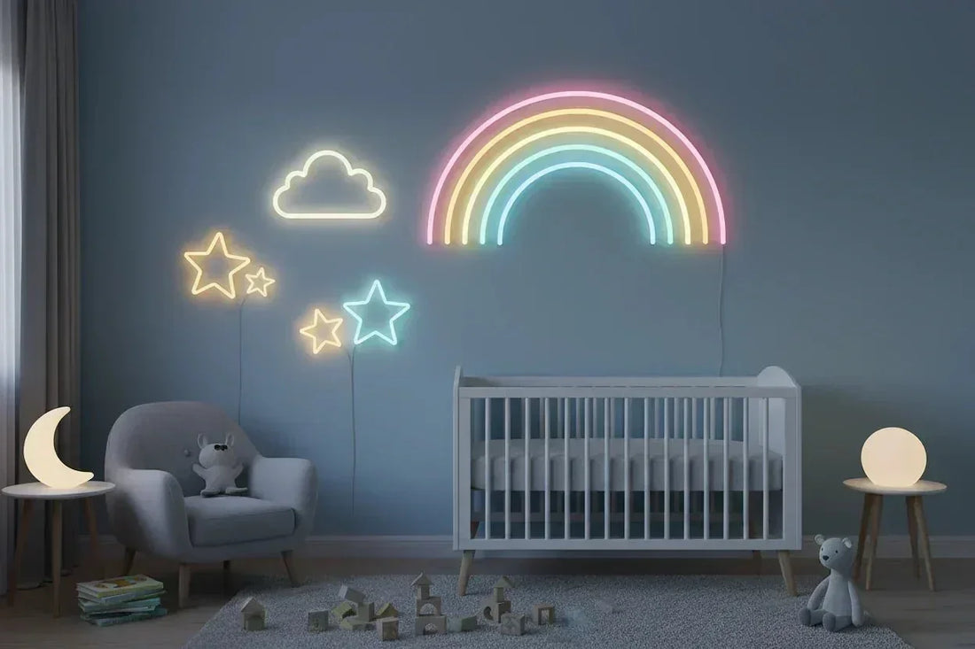 Safe LED Neon Rope Lights for Kids' Rooms - Shine Decor