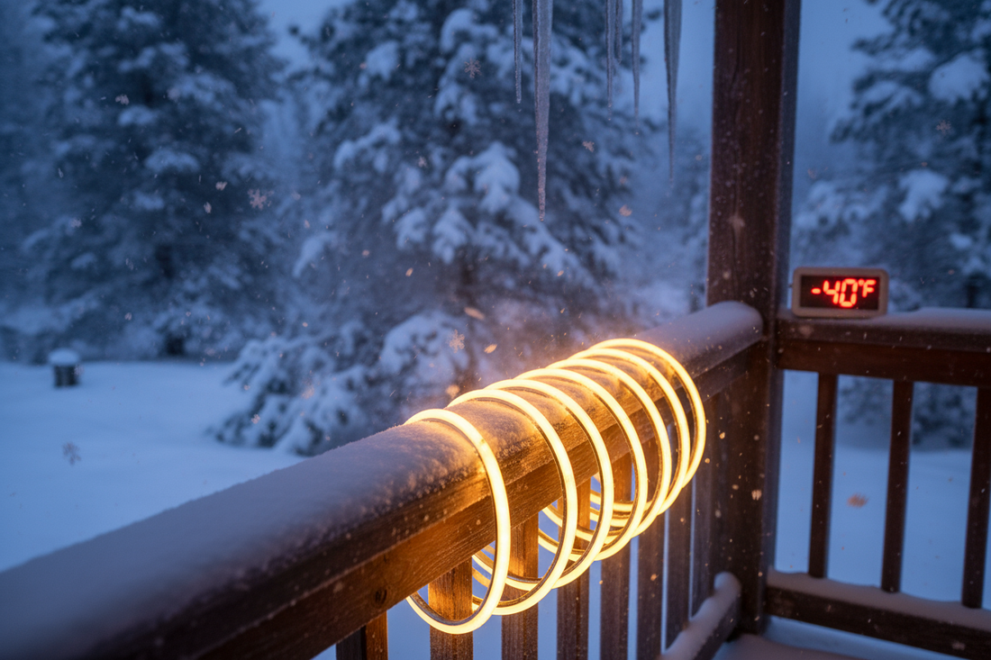 IP67 120V Waterproof LED Neon Rope Lights for All Weather Conditions