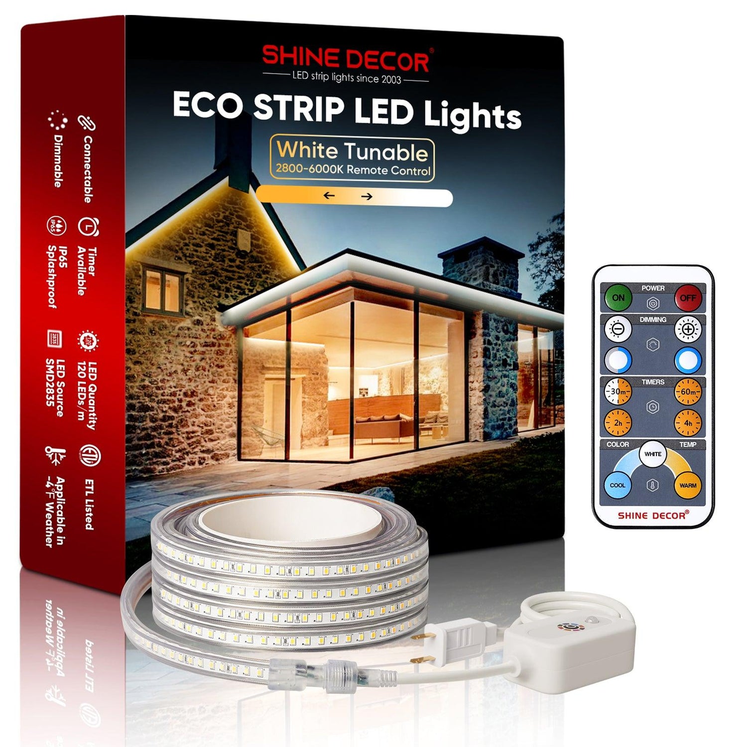 Eco Strip CCT Tunable White and match parts - Shine Decor