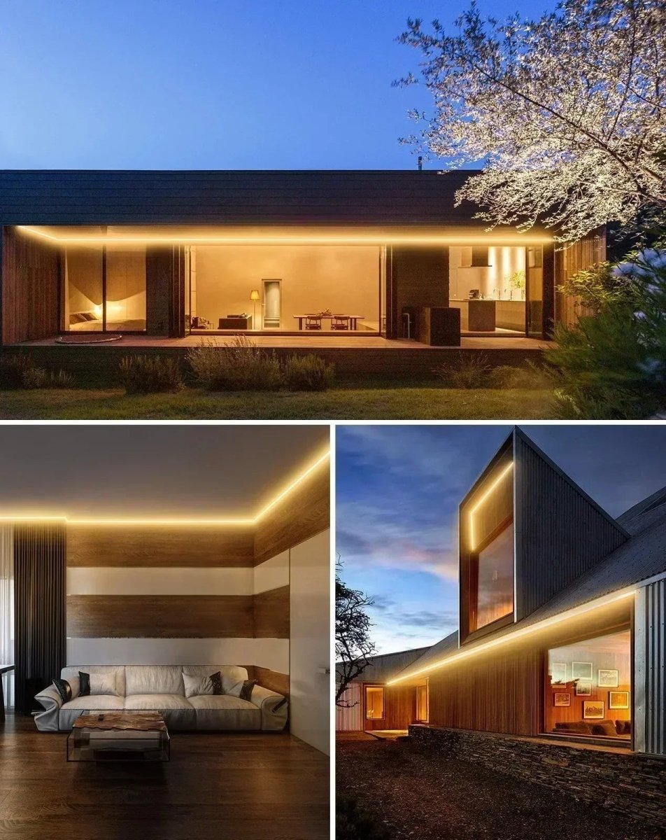 110V Bright Flexible LED Neon Rope Light, 2500K Warm White 226Lumens/M - Shine Decor