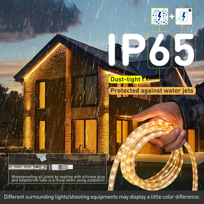 110V Eco LED Strip Light 2800K Warm White Energy Efficient 331Lumens/M - Shine Decor