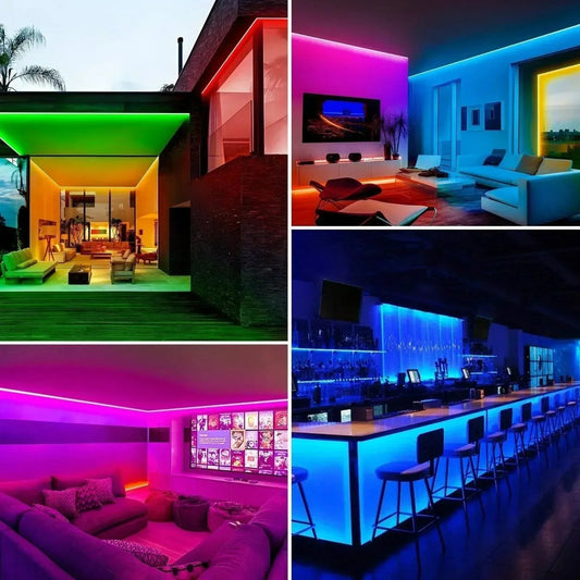 110V Lite RGB LED Strip Light, Soft Ambient Lighting Low Luminance - Shine Decor