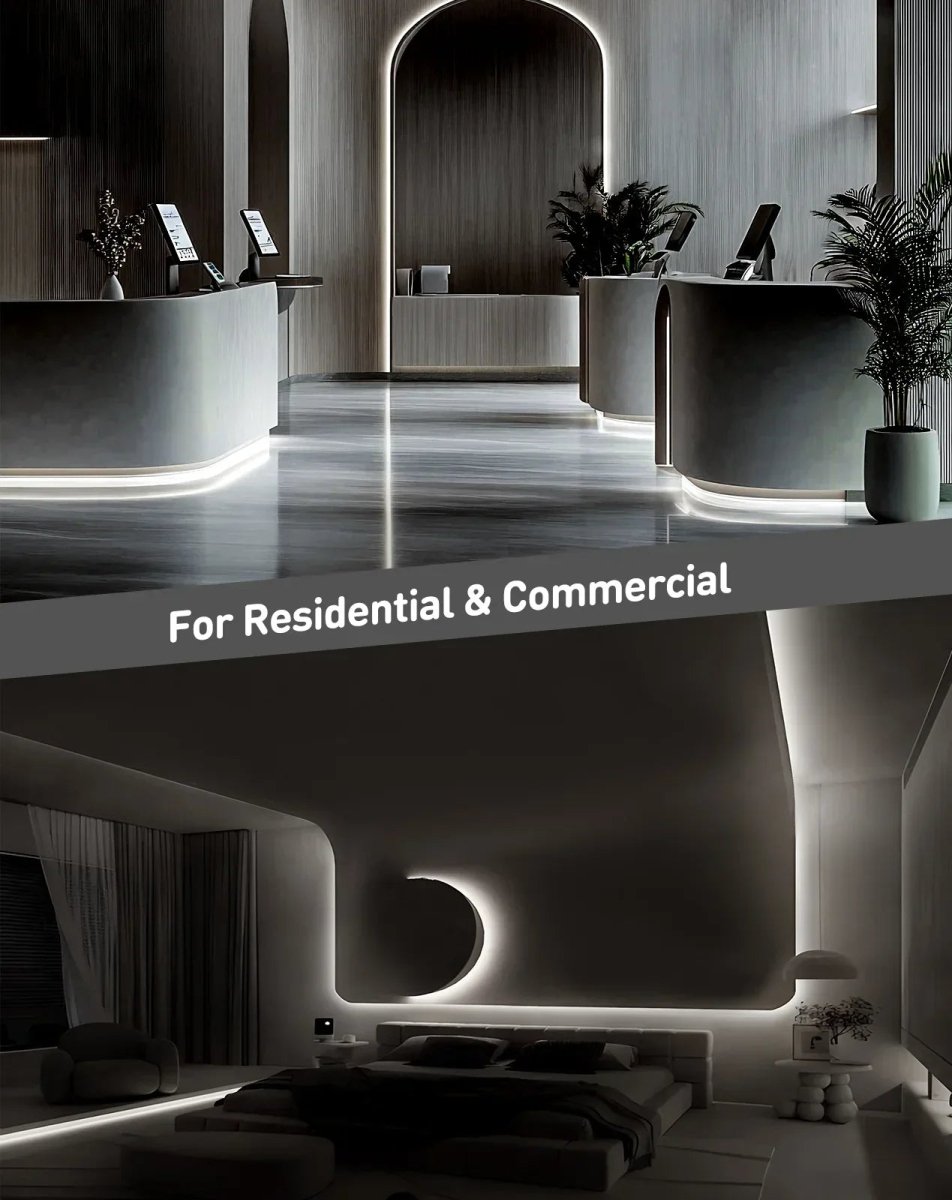 120V 3D Bend Neon Flex LED strip, Top & Side Bend Flexible Neon-6000K Cool White - Shine Decor