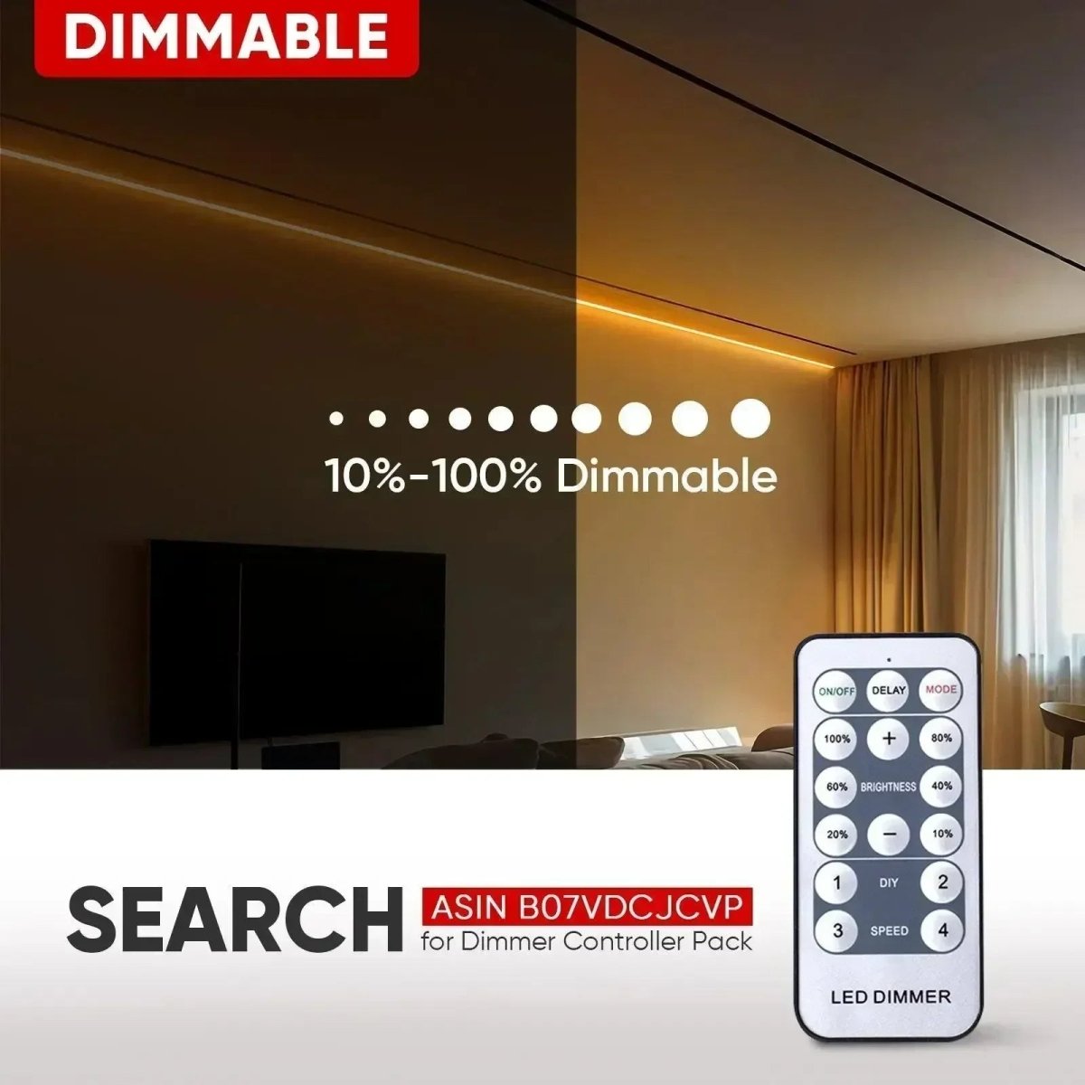 120V Neon Rope Light, 3000K Warm White Uniform Glow Neon 220Lumens/M - Shine Decor