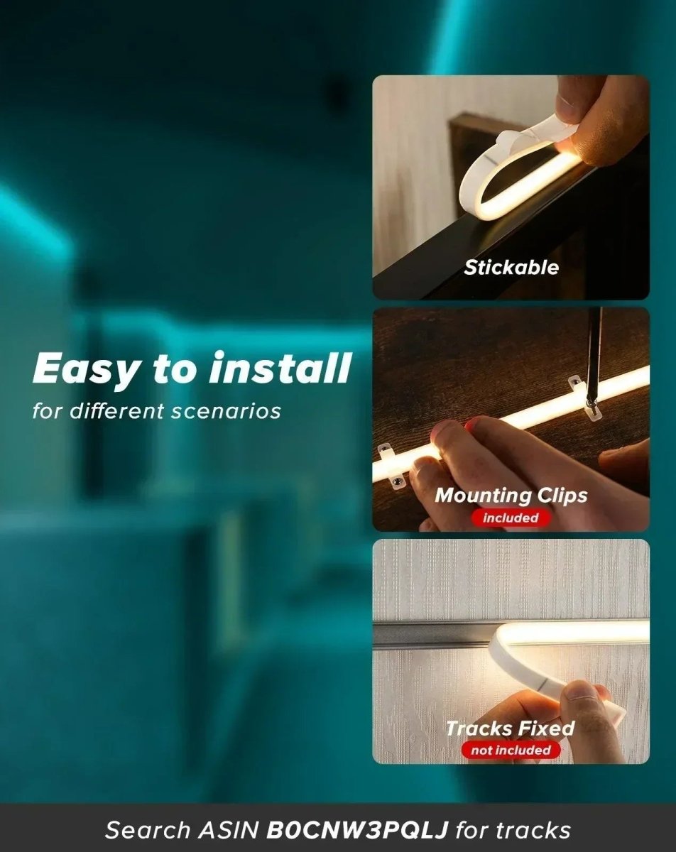 120V Ultra Bright COB LED Neon Rope Light Ice Blue 800Lumens/M - Shine Decor