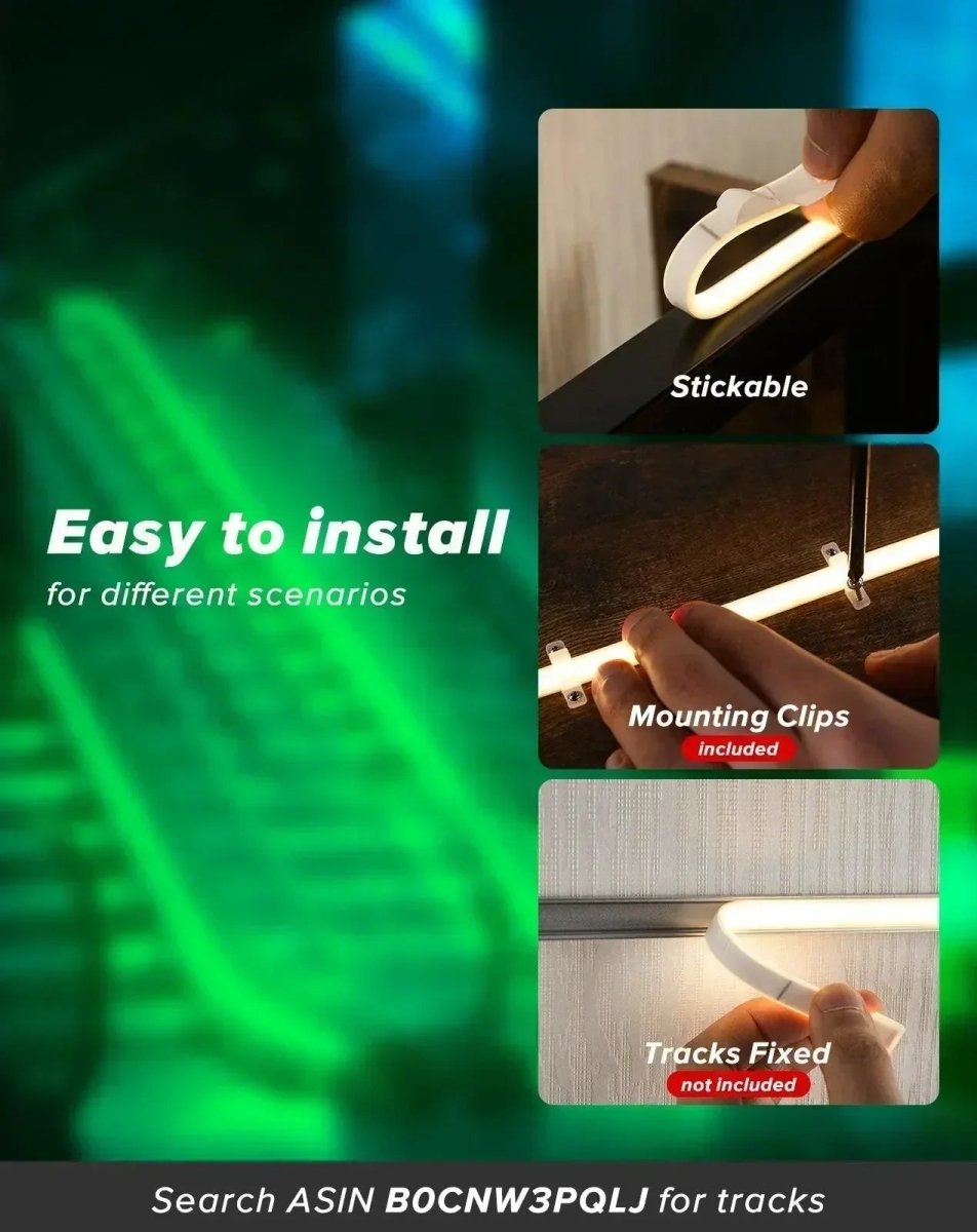 120V Ultra Bright, COB LED Neon Rope Light,Green Light 800Lumens/M - Shine Decor