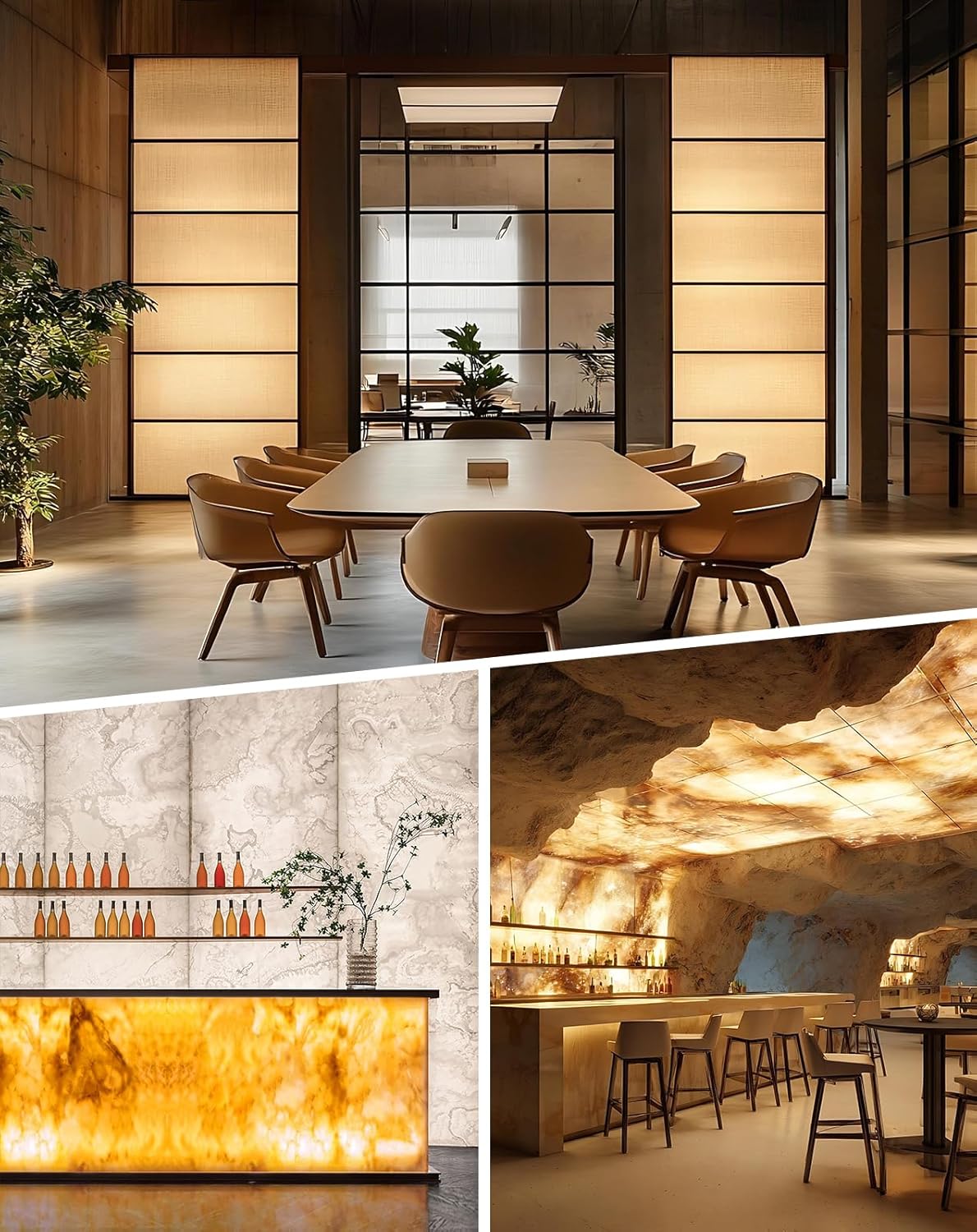 24V CCT Tunable LED Backlight Sheet - 576 LEDs, 4400LM, Cut Any Shape