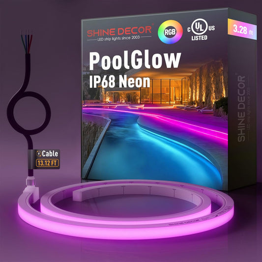24V IP68 RGB Neon, Submersible RGB Neon-Use Up to 9.84ft Depth