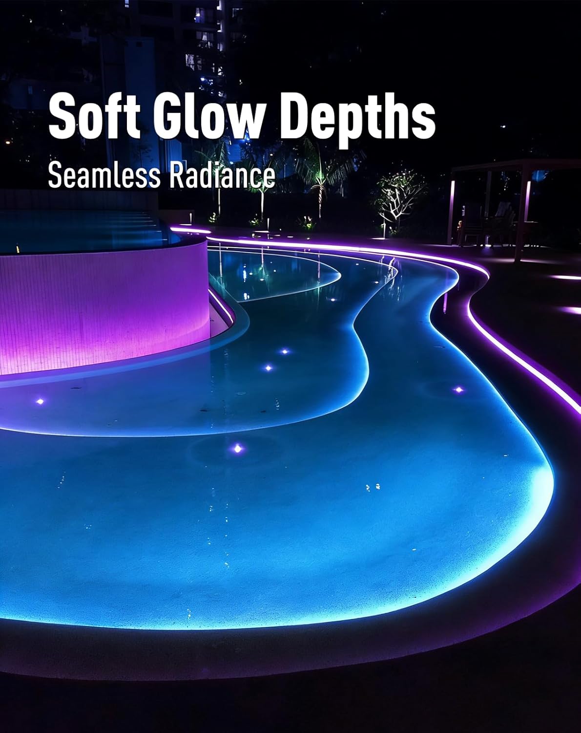 24V IP68 RGB Neon, Submersible RGB Neon-Use Up to 9.84ft Depth