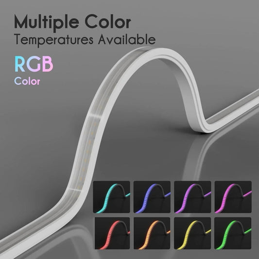 24V Flexible RGB Wall Washer LED Strip - UL Listed IP67 Waterproof Linear Grazer Light - Shine Decor
