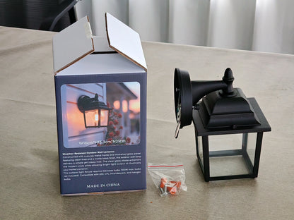 Shine Decor Outdoor Wall Light Fixtures, Exterior Waterproof Wall Lanterns