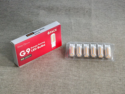 Shine Decor G9 LED Bulb 5W 450LM 6 Pack