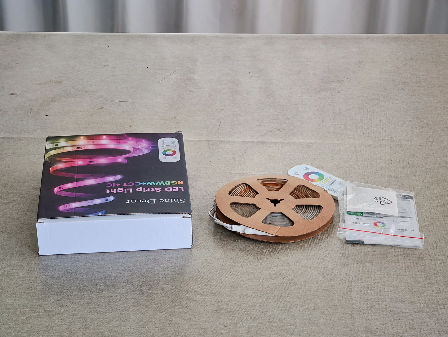 Shine Decor LED Strip Light RGBWW +CCT +IC, Multi Functions Warm/Cool White Tunable Bright Dimmable Color Chasing