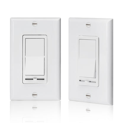 Flicker Free Slient ELV Slide Dimmer Switch Pack, compatlible with 120V/277V systems