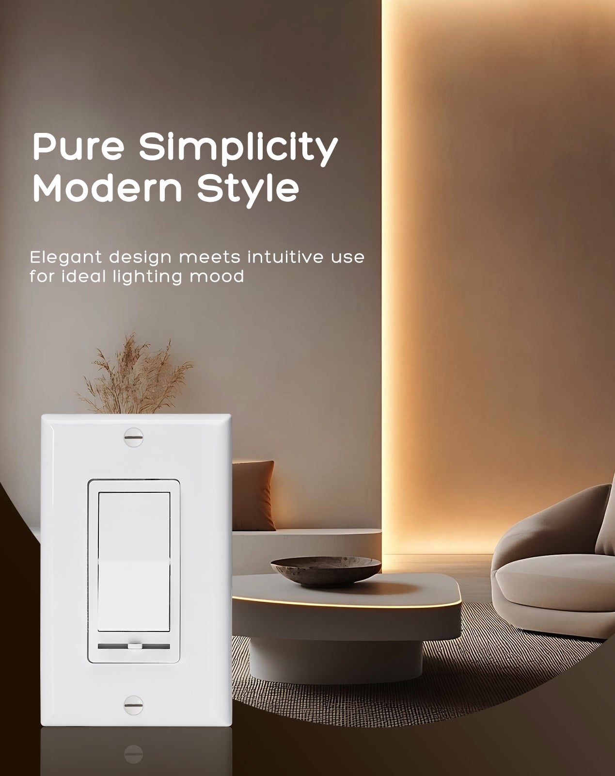 Flicker Free Slient ELV Slide Dimmer Switch Pack, compatlible with 120V/277V systems