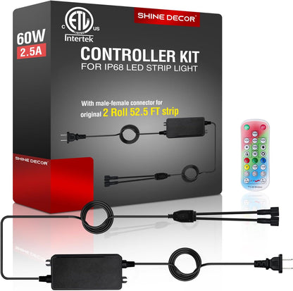 Replacing Controller Kit of 24V IP68 RGB+IC LED Strip Light