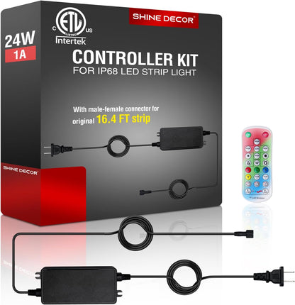 Replacing Controller Kit of 24V IP68 RGB+IC LED Strip Light