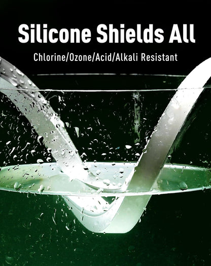 Silicone shield with text 'Silicone Shields All' on a black background