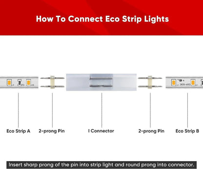 Connector Kit for 110V 11.5x7.5mm ECO LED Strip Lights - Shine Decor