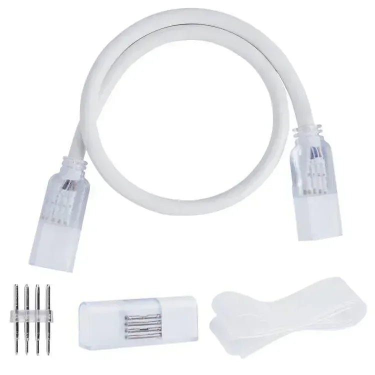Shine Decor 120V Neon Rope Light Led Strip Connector Kit Jumper Wire