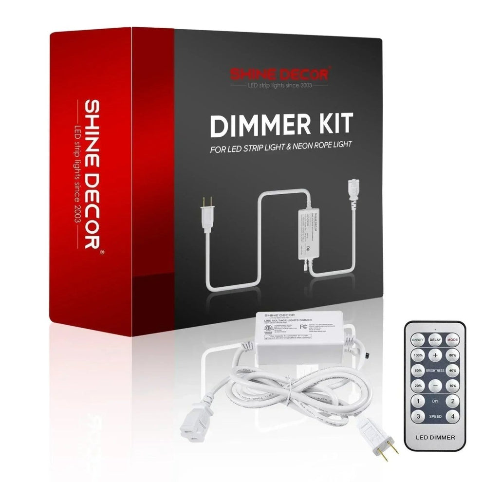 Dimmer pack for All Shine Decor 120V LED Neon Rope Light Dimmer