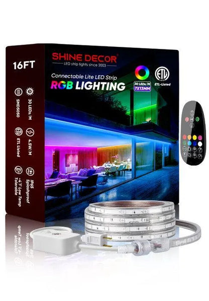 Extra Controller Kit for 110V 7x13mm RGB LED Lite Strip Lights - Shine Decor