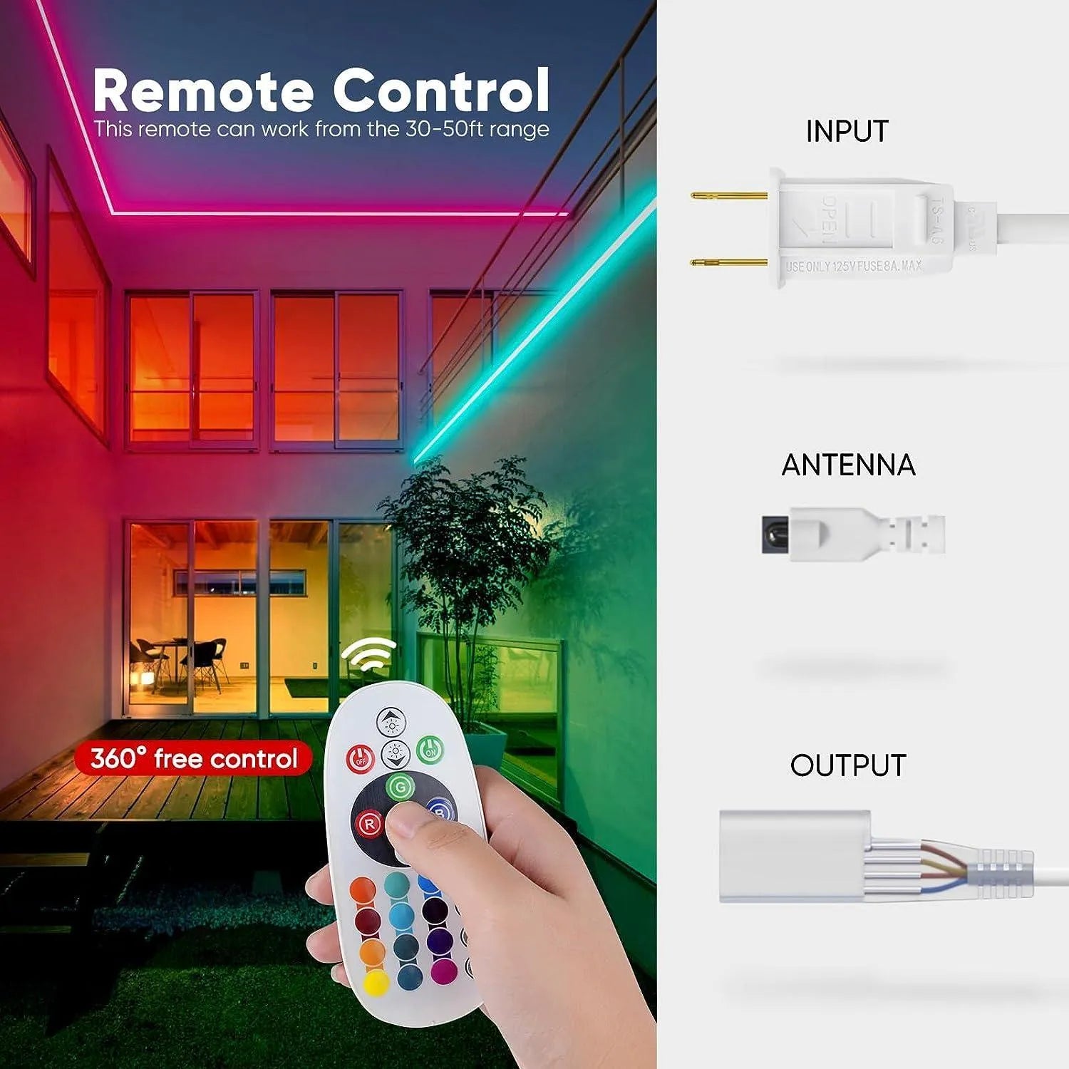 Extra Controller Pack for 110V 10x20mm RGB Neon Light-Eco RGB Neon - Shine Decor