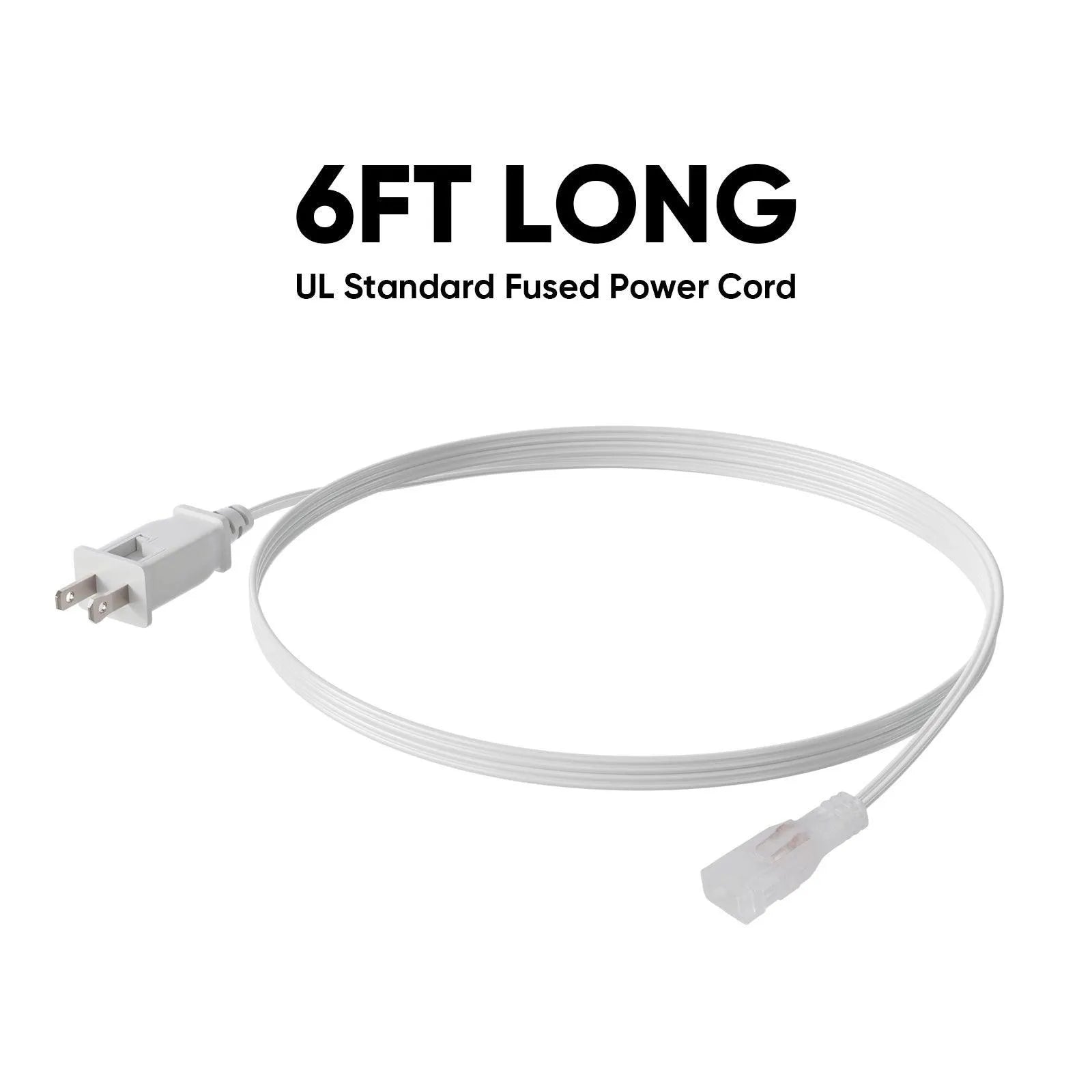 Extra Power Cord Pack 6FT for COB Neon/COB Strip - Shine Decor