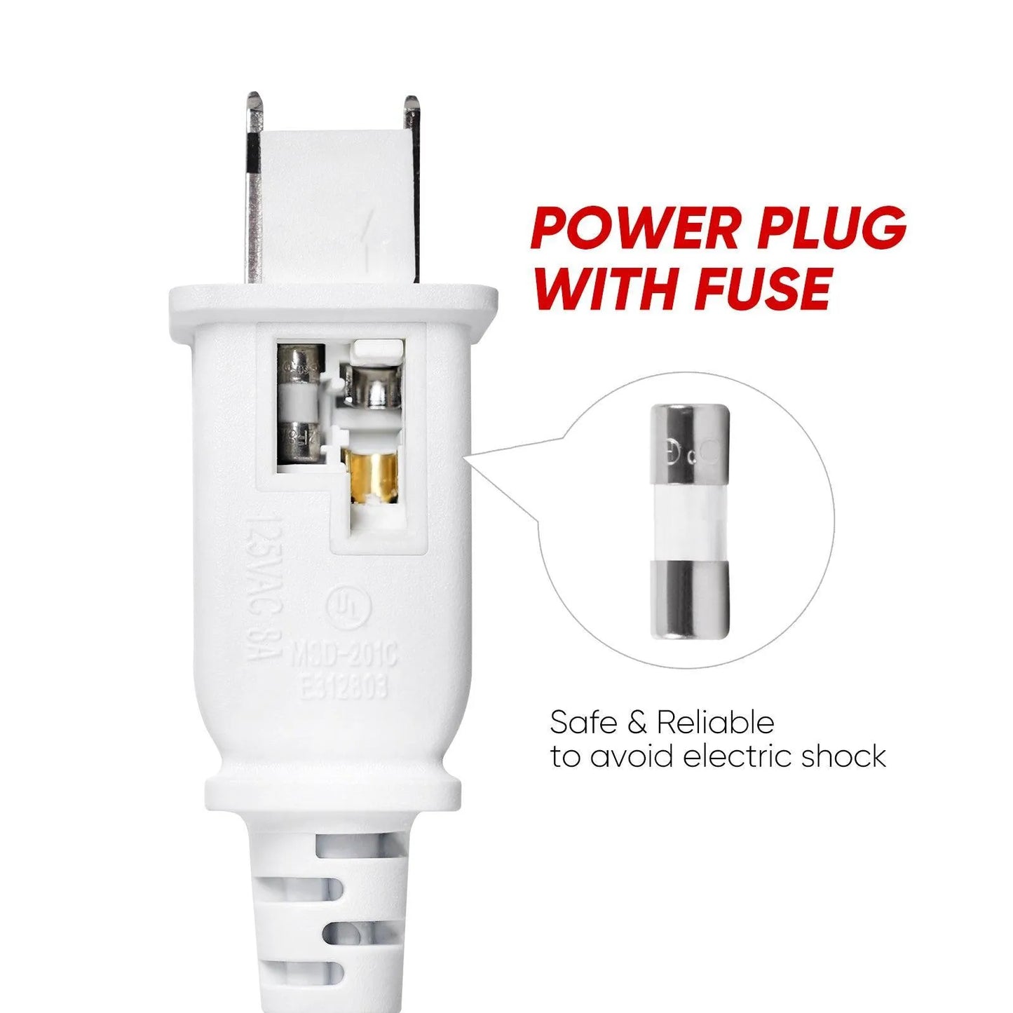 Extra Power Cord Pack 6FT for COB Neon/COB Strip - Shine Decor