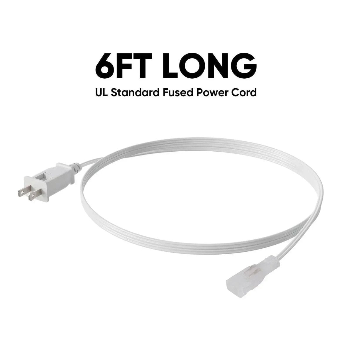 Extra Power Cord Pack 6FT for COB Neon/COB Strip - Shine Decor