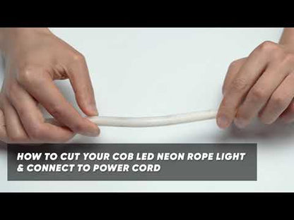 Extra Power Cord Pack 6FT for 120V Flexible COB LED Neon Rope Light 10x4.5mm
