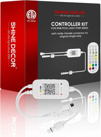 Replacing Controller of 24V IP68 Pool Lighting Smart RGB Led Strip Solid Silicone - Shine Decor