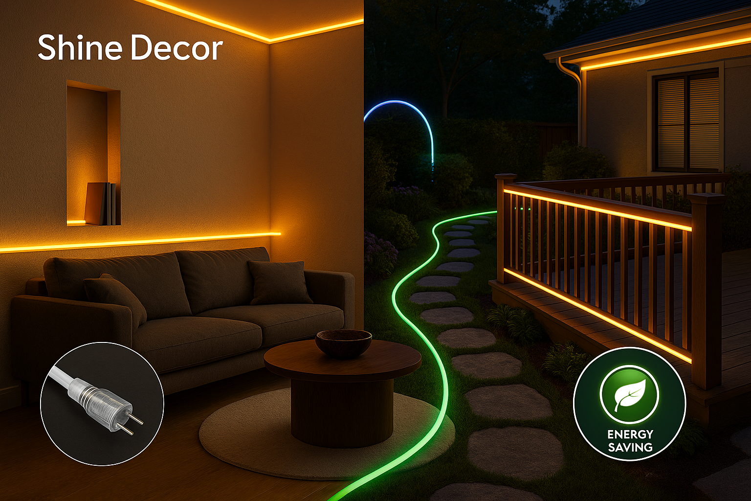Shine Decor brand LED neon rope lights are a future-proof investment that delivers beauty, safety, and cost savings.