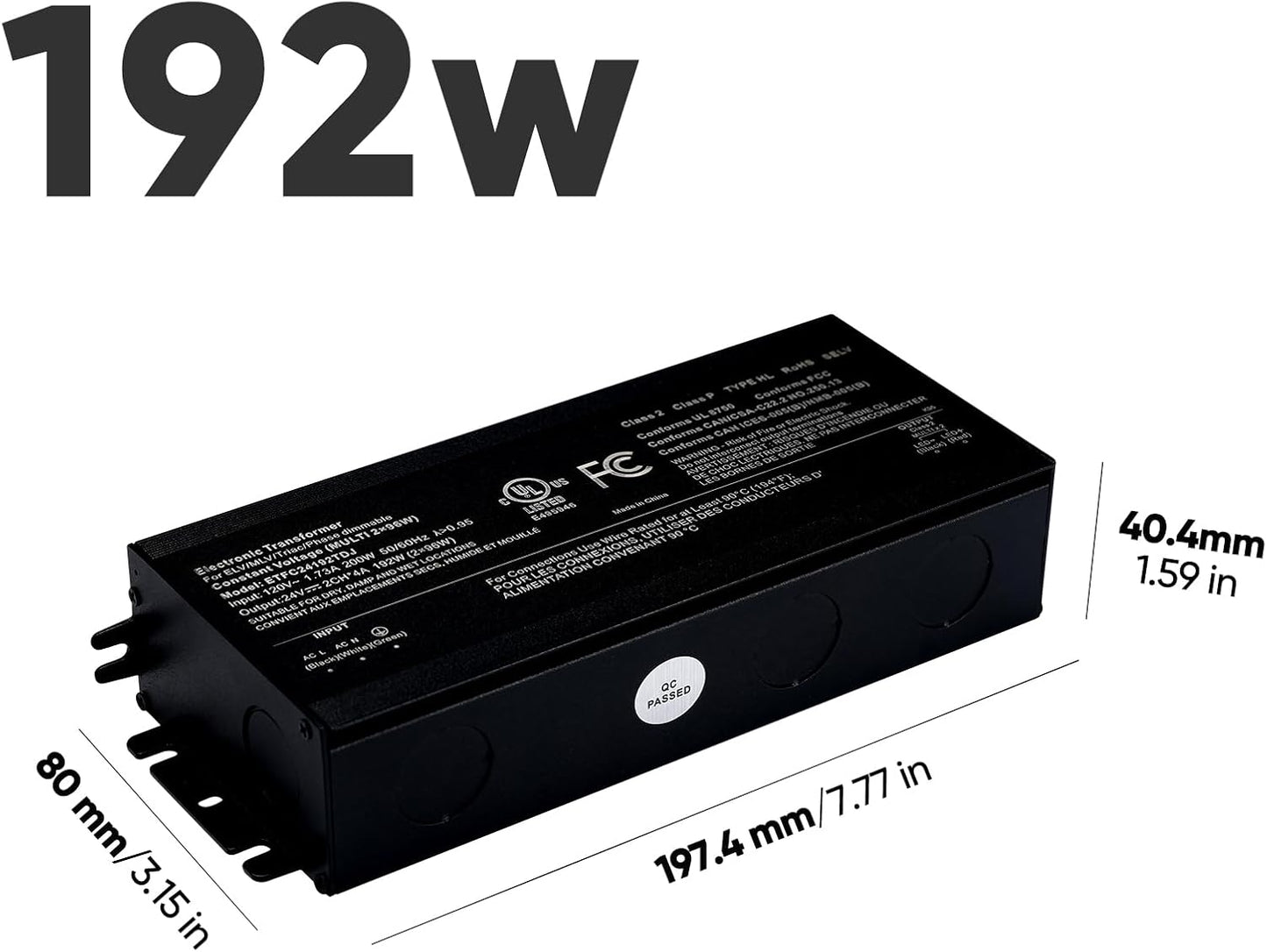 ELV Slide Dimmer Lichtschalter-Set, Wandplatte inklusive, UL-gelistet 