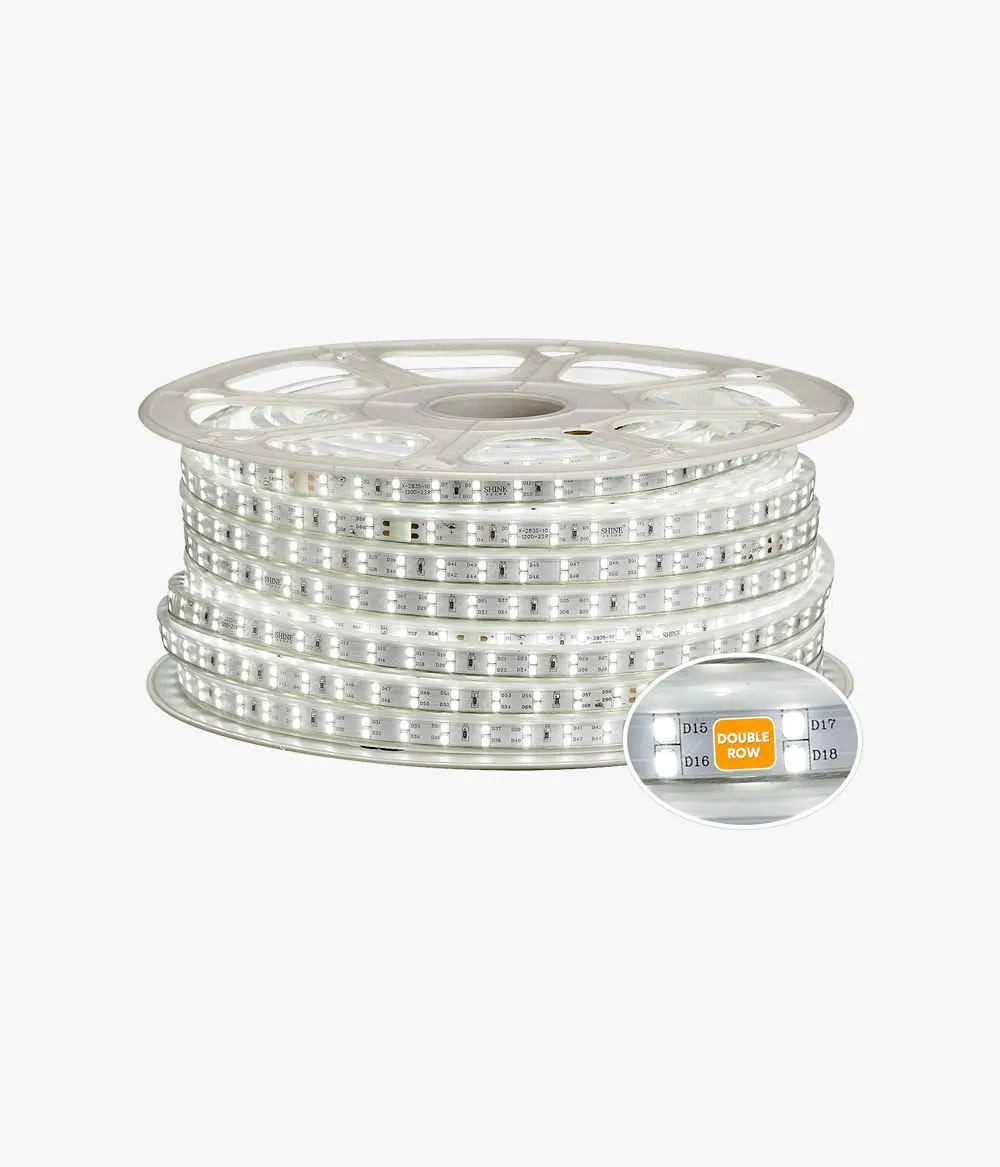 110V 7x15mm Double Row Cold Resistant LED Strip-Ultra Bright Strip - Shine Decor