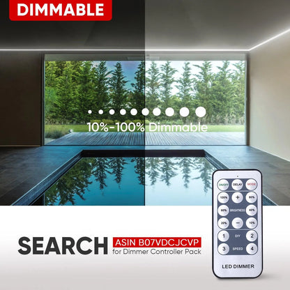 120V Neon Rope Light 6500K Cool White Uniform Glow Neon 220Lumens/M - Shine Decor