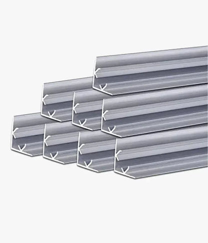 Aluminum Track Channel 3.3FT Pack of 8pcs For 110V Led Strip Light Single Color - Shine Decor