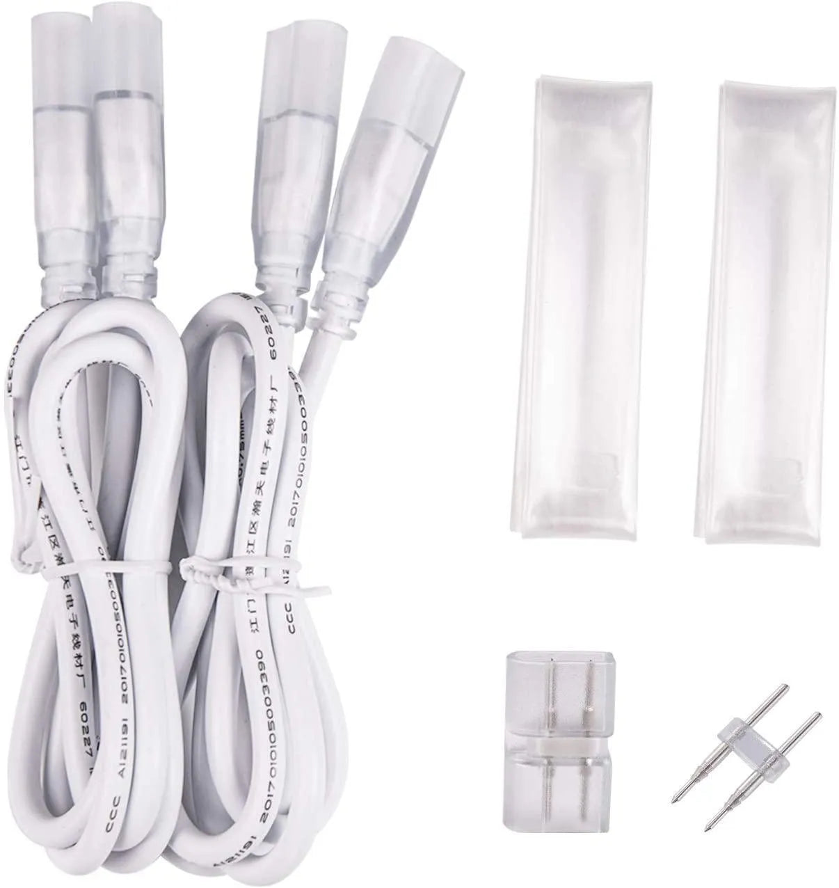 Connector Pack for 110V Led Neon Light 7*14.5mm And 8*16mm - Shine Decor