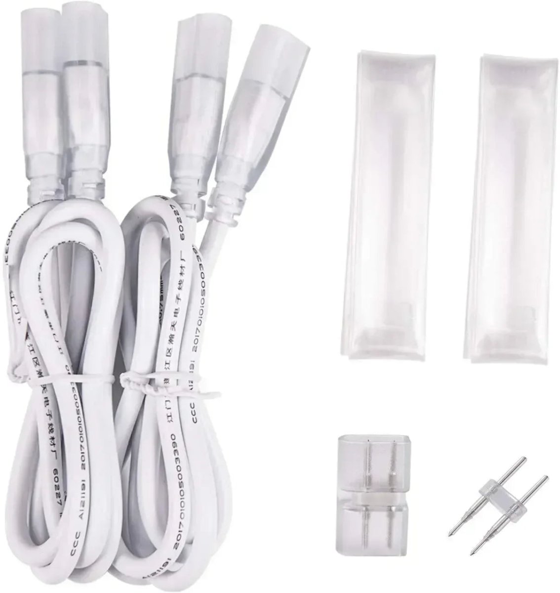Connector Pack for 110V Led Neon Light 7*14.5mm And 8*16mm - Shine Decor